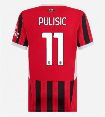 AC Milan Christian Pulisic #11 Hemmatröja Dam 2024-25 Kortärmad